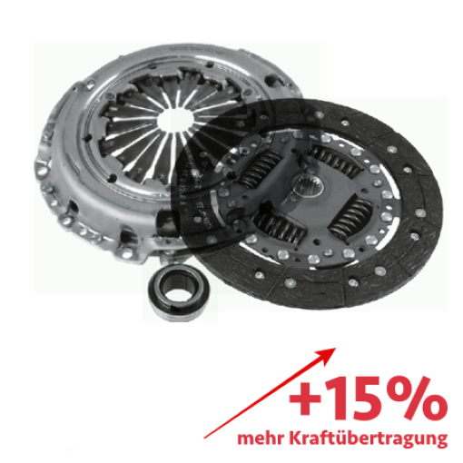 Verstärkte Kupplung Sportkupplung VW Golf 7 1.2TSi ✓ 622333600-1861V